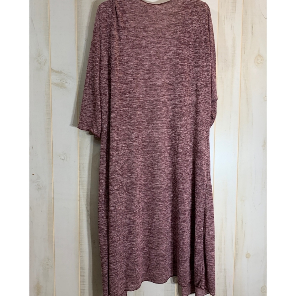 LuLaRoe Purple Duster Cardigan Kimono S Waterfall - Picture 2 of 3